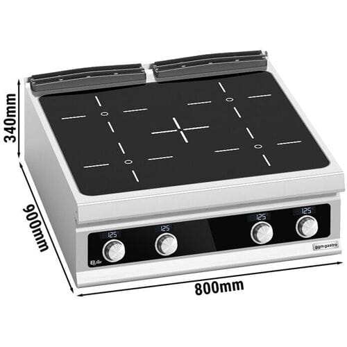 GGM Gastro Infrarotherd - 16 kW - 4 Kochfelder - Bflex Digital