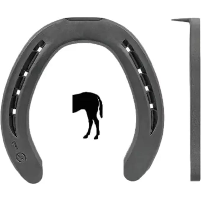 Fer à cheval achter met 1 pinçon Kerckhaert ST