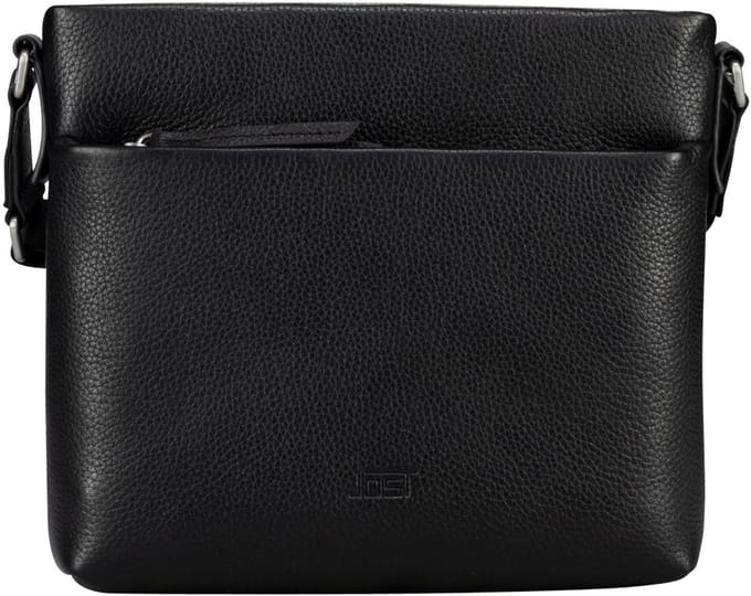 JOST Leren schoudertas Vika Shoulder Bag Black zwart