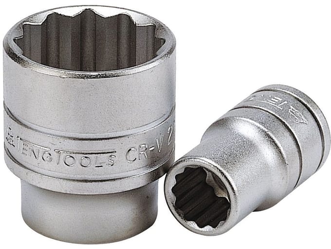 Teng Tools 1/2" Engelse dop 7/16" 12-kant AF uitvoering