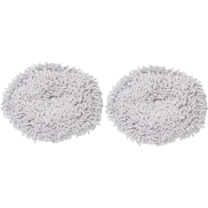 Lot de 2 chiffons de nettoyage pour balai Dreame W10 et W10 PRO, avec support de remplacement white