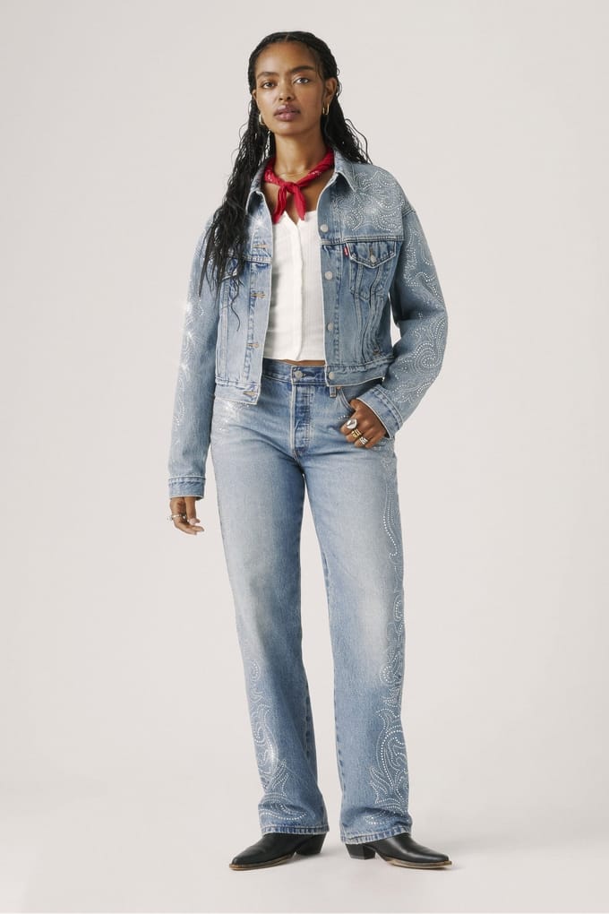 Levi's 501® '90s Jeans Blue Talla: W23L32 | Vaqueros Outlet | Mujer | Azul