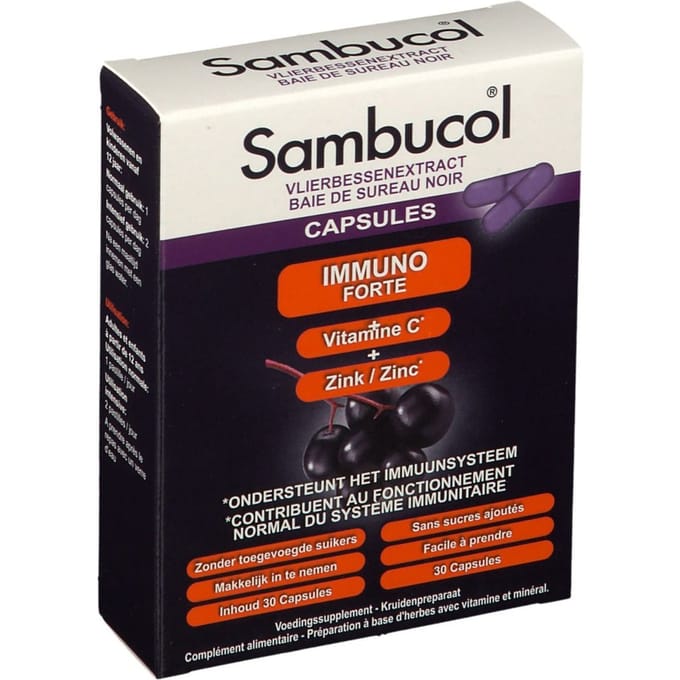 Sambucol Immuno Forte - 30 capsules