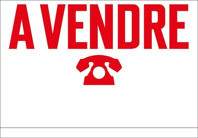 Pickup Pictogram 33x23 cm - A vendre