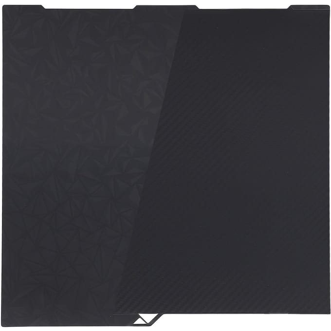 Flexibel Bouwplaat Koolstofvezel PET Diamant Getextureerd PEO Dubbelzijdig 3D Printbed voor Kobra 3 black