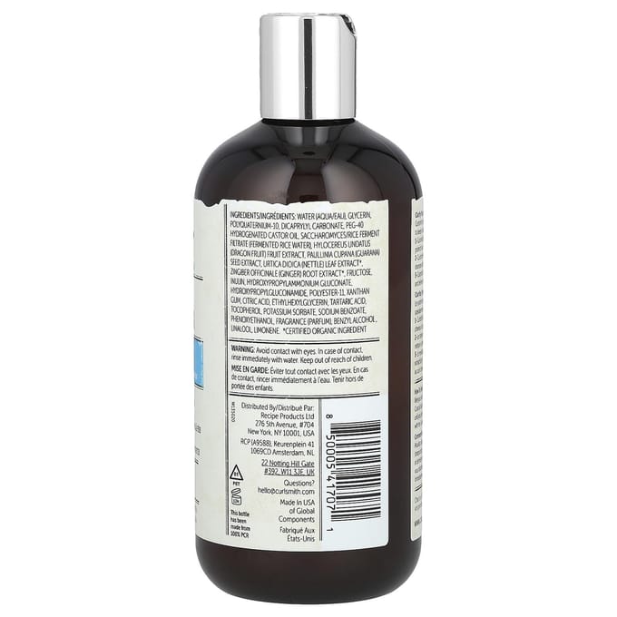 Curlsmith, Base prébiotique Super Sleep, Étape 1, 12 fl oz (355ml) white