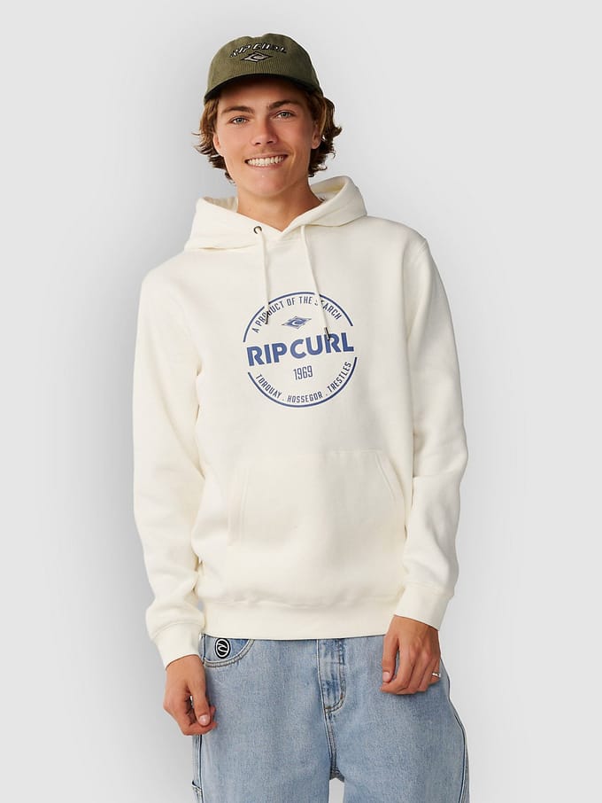 Rip Curl Staple Hoodie Wit S Man