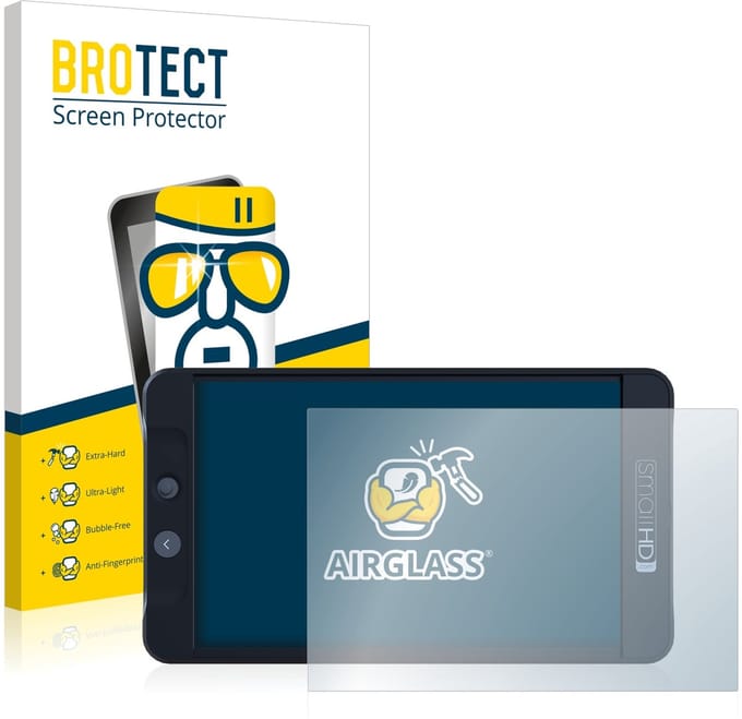 Screenprotector voor SmallHD 702 Black Beschermglas transparant