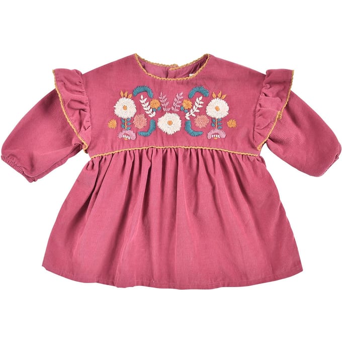 Louise Misha Dress Illia Raspberry Maat: 18M | Jurken Outlet | kids | Roze