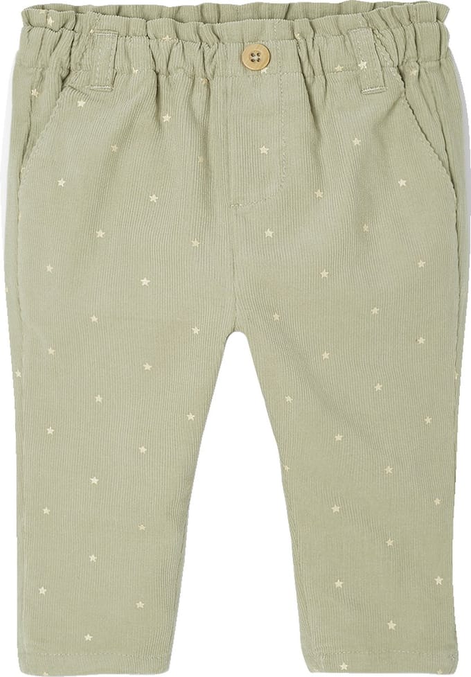 Vertbaudet Ribfluwelen paperbag broek voor baby's