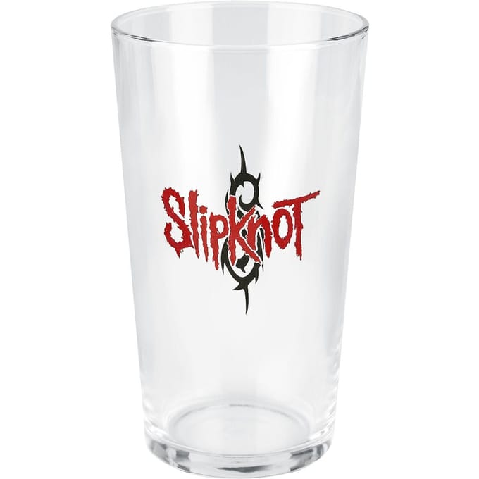 Slipknot Bierglas - Slipknot Logo - voor Geen - transparant