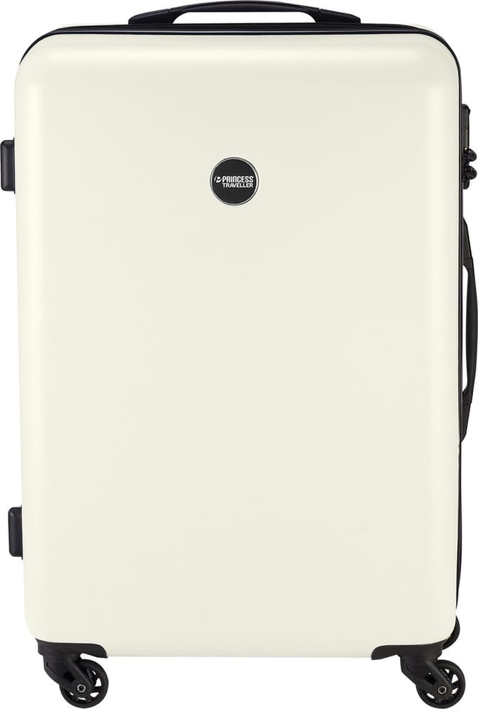 Princess Traveller PT-01 - Reiskoffer - Pearl White - 67x44x26 cm - 65 L Koffer