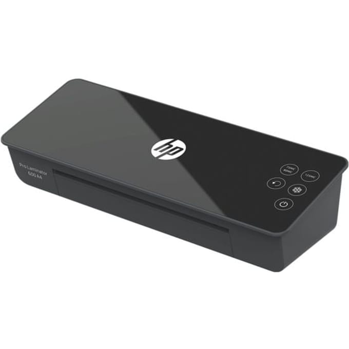 HP Pro Laminator 600 A4 Lamineermachine - DIN A4-formaat - Touch panel - Koud/ Warm - 15-delige Starterset - Zwart