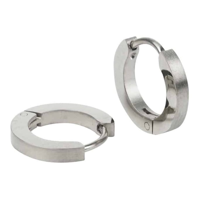 Kalli Oorringen Edelstaal Mat Zilver 1852 (16mm)