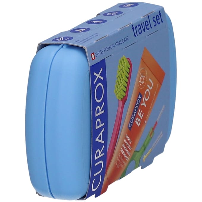 Curaprox Reisset Blauw 1 Combinatieverpakking
