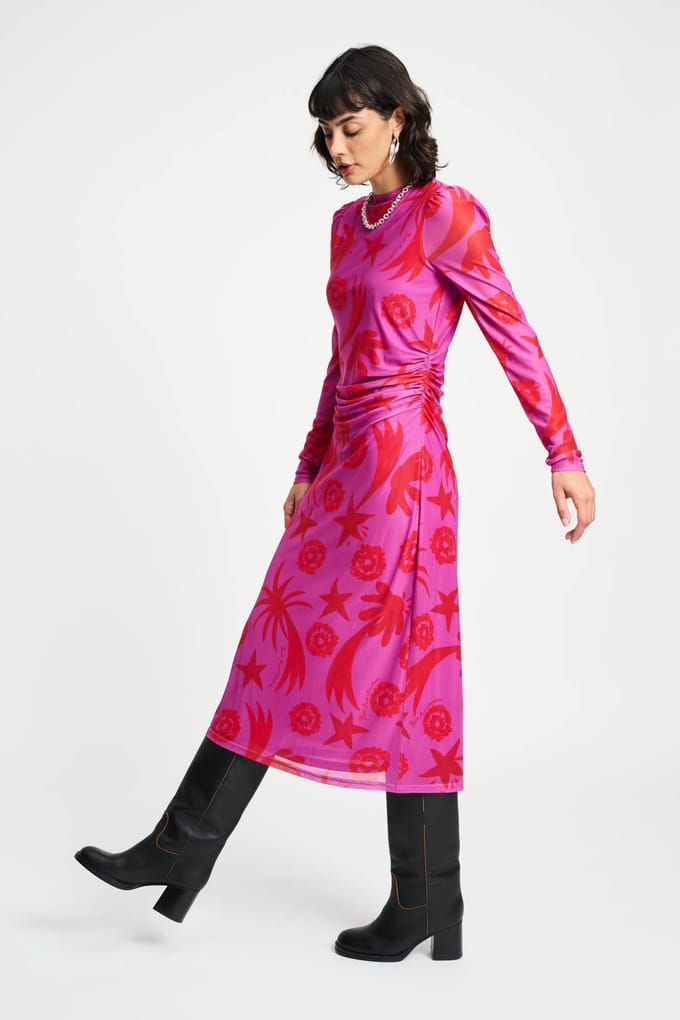 POM Amsterdam Dress - Splashing Fireworks Taglia: 42 | Abiti Midi Outlet | Donna