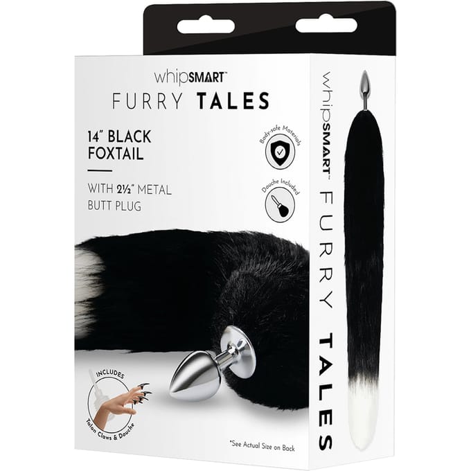 'Furry Tailes - Foxtail with Metal Butt Plug', 35,6 cm