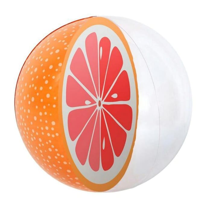 3D Opblaasbaar Zwembad Watermeloen Sinaasappel PVC Strandfeest Bal Zomer Water Strand Sportbal oranje