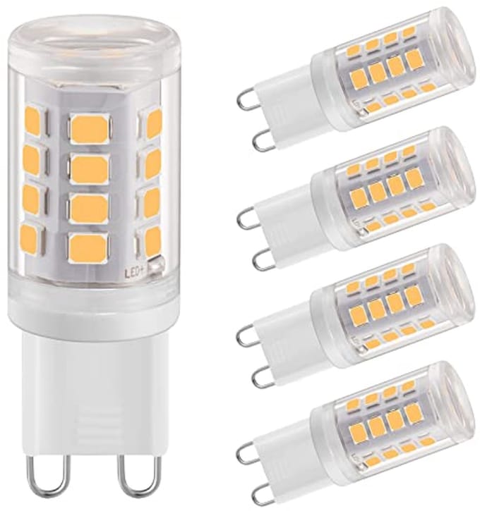 G9 LED Lampen, 2 W, Natuurlijk Wit, 4000 K, Flicker-Free, 5 Stuks