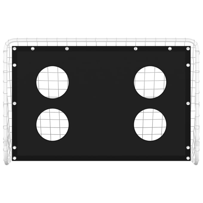 vidaXL - Voetbaldoeltrainingsdoel - 184x61x122 - cm - staal