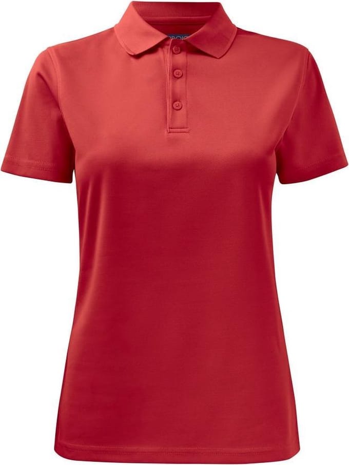ProJob 2041 DAMES POLO POLYESTER 642041 - Rood - L