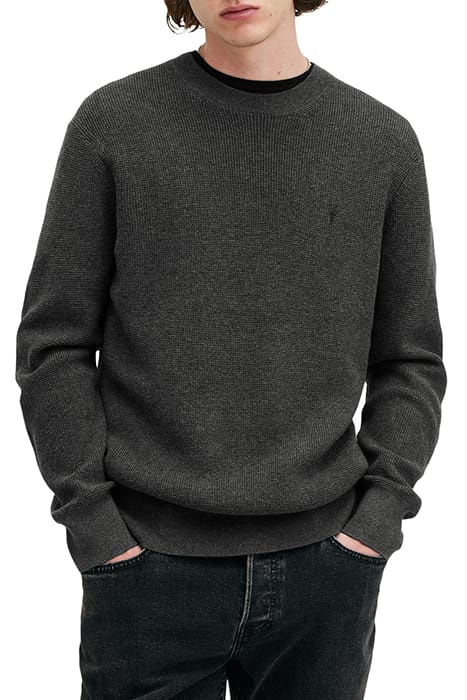AllSaints Aspen Crew Carter Grey Taglia: XXL | Maglioni a maglia Outlet | Uomo | Grigio