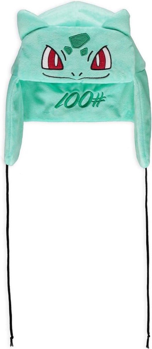 Pokémon - Bulbasaur Novelty Trapper Hat Beanie Muts - L - Groen