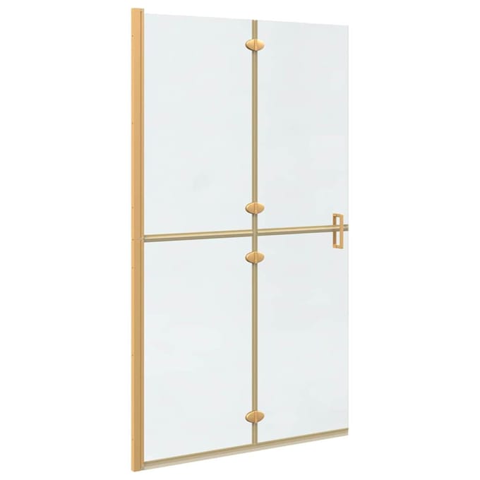 vidaXL - Inloopdouche - wand - Goud - 110 - x - 6,5 - x - 190 - cm