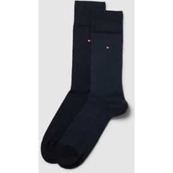 Tommy Hilfiger heren klassieke sokken 2-pack - Dark Navy - 43-46