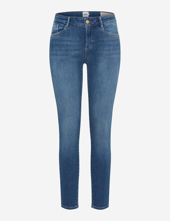 Brax Dames Jeans  Style ANA USED REGULAR BLUE, denim blauw regular, maat 32