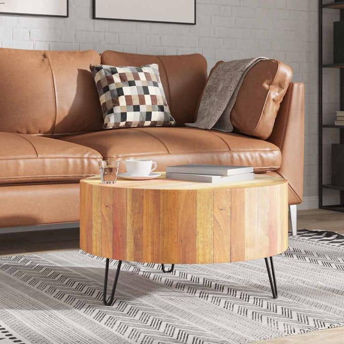 vidaXL - Salontafel - massief - gerecycled - hout