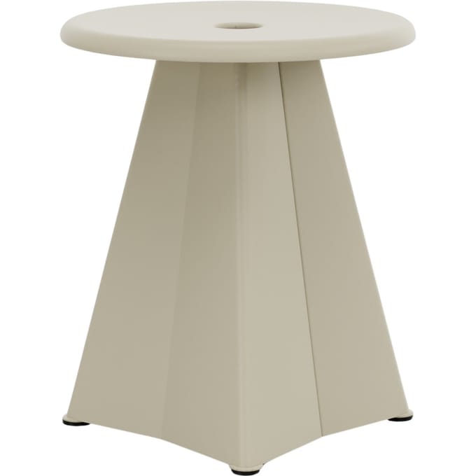 Vitra Tabouret Métallique - Prouvé Blanc Colombe (écru)