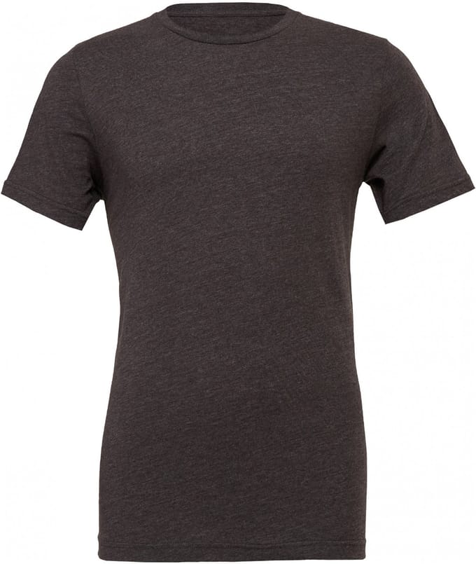 Bella+Canvas Unisex Heather CVC Short Sleeve Tee CV3001CVC - Dark Grey Heather - XL