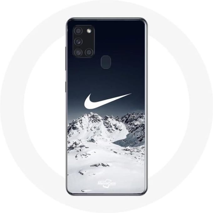 Hoesje Samsung Galaxy A21S Nike Logo Sneeuw Winter