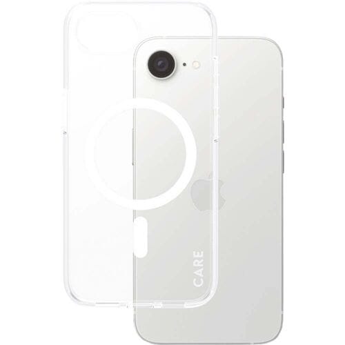 CARE by PanzerGlass Flagship Case - Transparant Urban Combat w. - Wit MagSafe iPhone 17e/16e