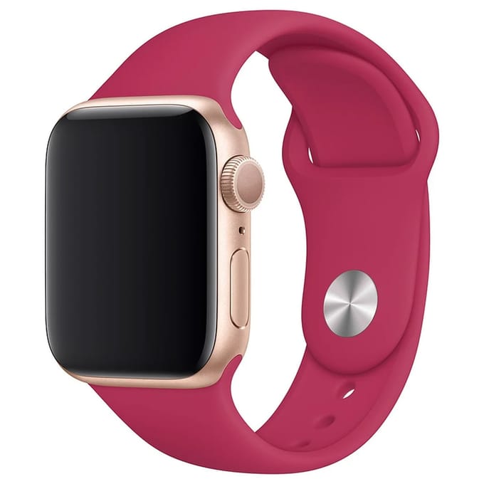 Apple Sport Band voor de Apple Watch | 44/45/46/49 mm - Maat S/M/L - Pomegranate