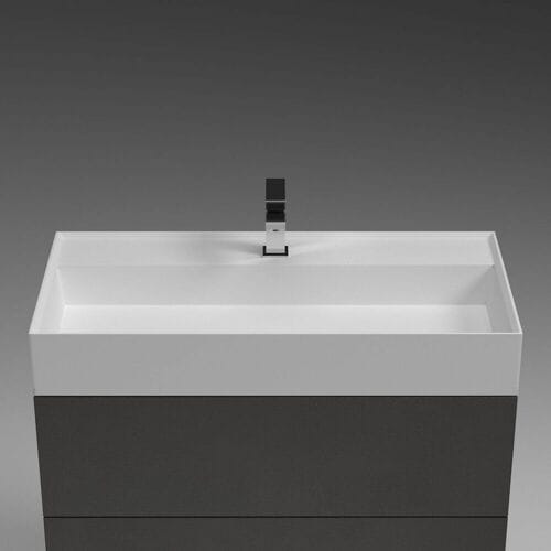 progettobagno Hitek washbasin 85 cm MBLVHK8545