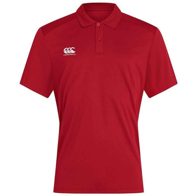 Canterbury Heren Club Dry Poloshirt (Rood)