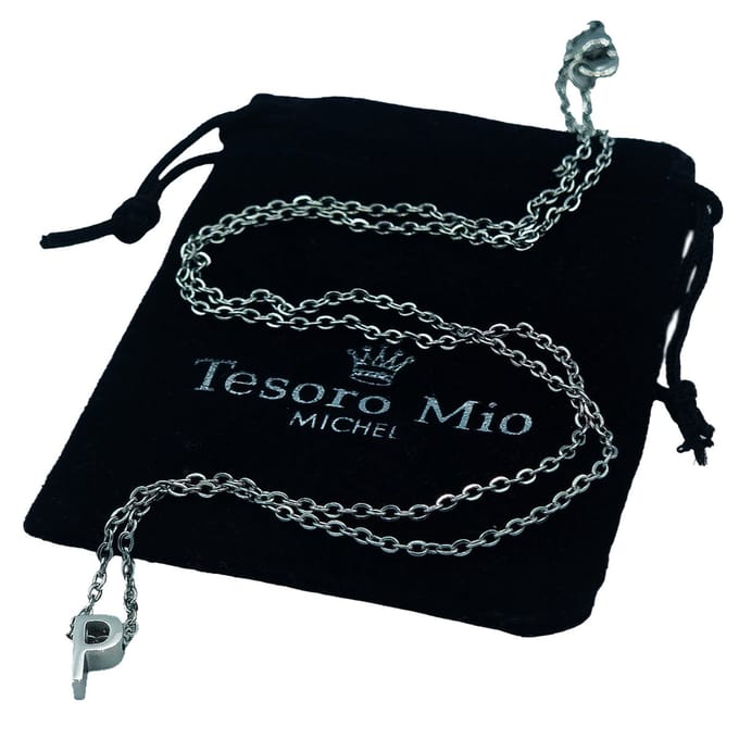 Ketting Letter P Letterhanger - Minimalistisch - Premium Staal