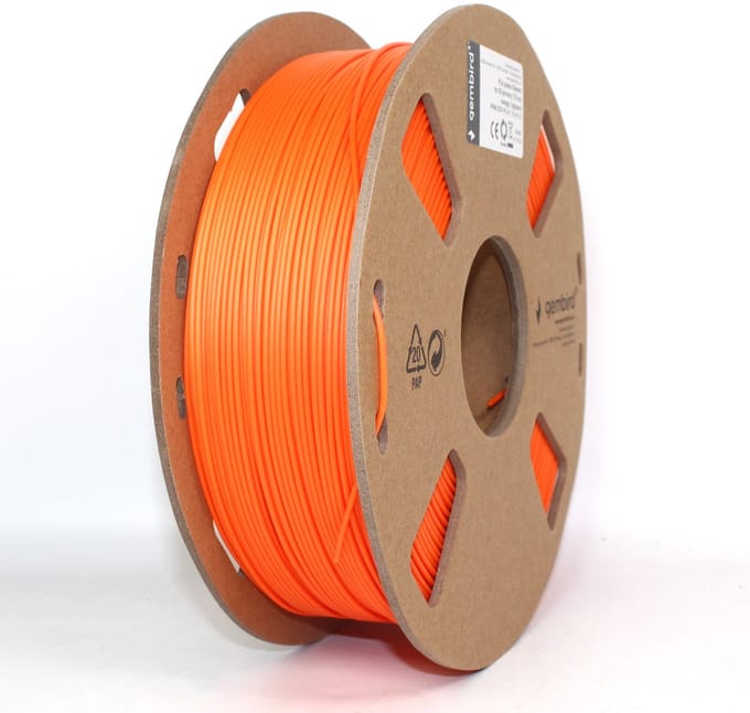 Gembird - 3d printer filament - PLA 1.75mm - Oranje - 1kg