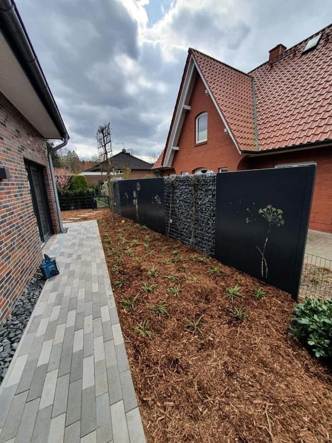 Gerofence Aluminium Alu Bubbles Schutting 100 x 0,5 x 180 cm Geroba