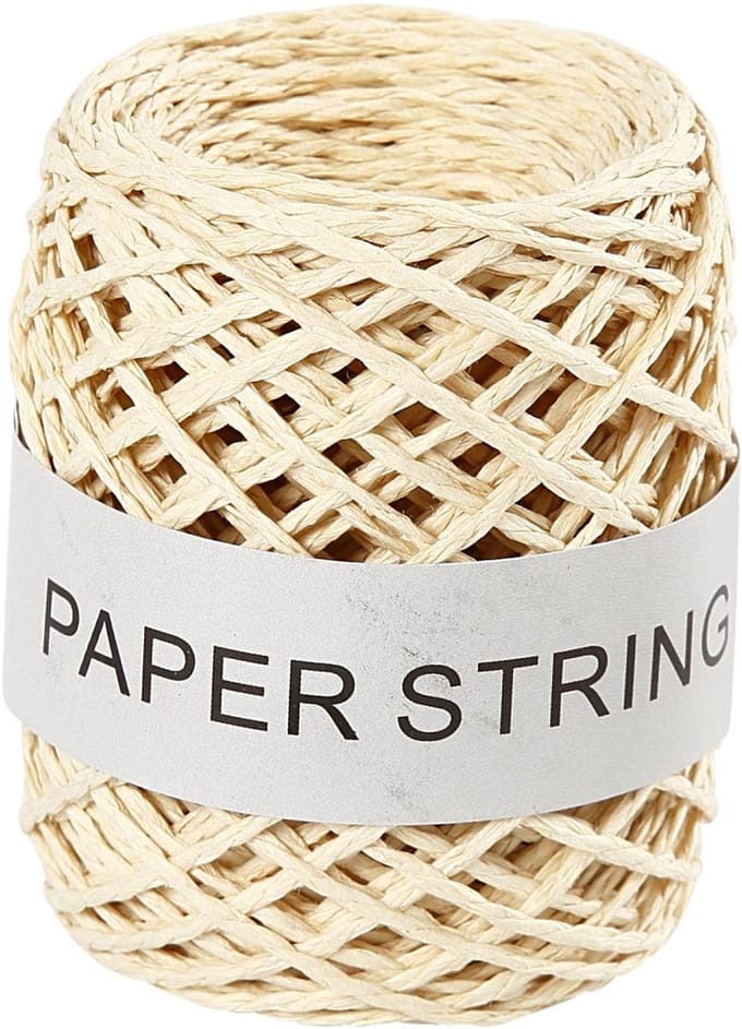 Papierkoord, dikte 1 mm, naturel, 50 m/ 1 rol