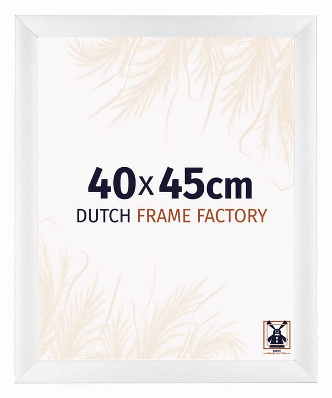 Fotolijst 40x45 cm - MDF - Wit Hoogglans - Praag