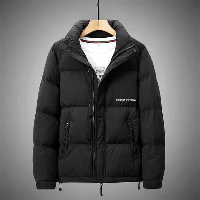 Wintermode Witte Eendendons Dikke Waterdichte Stof Heren Opstaande Kraag Trend 4XL groen