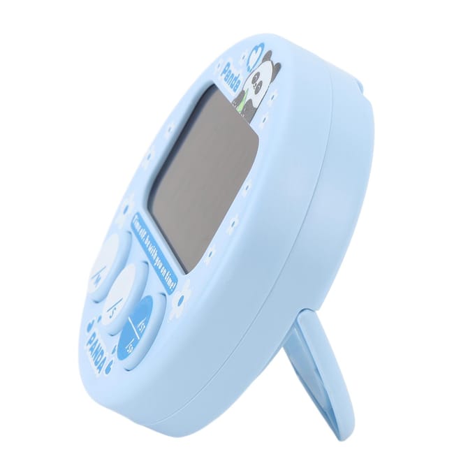 Digitale Keukentimer LCD Display Compacte Cartoon Elektronische Magnetische Timer voor Kinderen Blauw roze