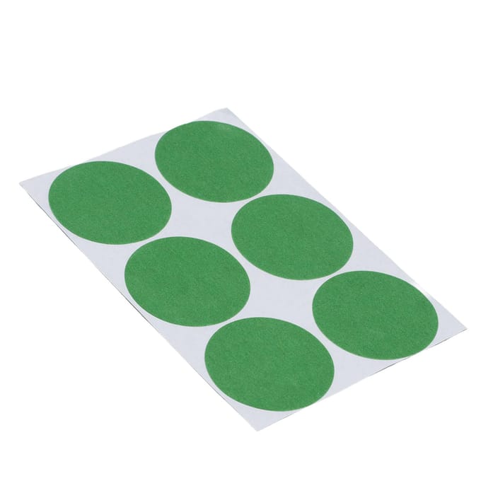 1 Vel 6 stuks Biljartlaken Reparatiestickers Eenvoudig aan te brengen Poolaccessoires Biljarttafellaken green