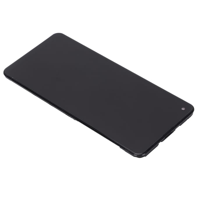 Schermvervanging LCD-scherm Touch Digitizer Assembly voor Samsung Galaxy A21S met Frame black