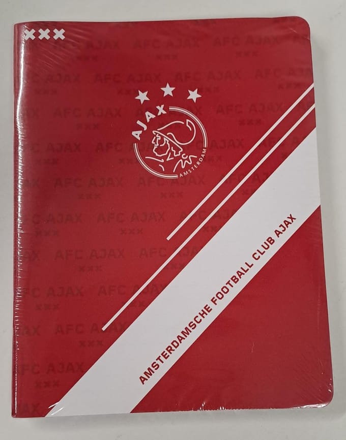 AJAX Schriften - Lijntjesschriften - A5 formaat - 3 stuks - Rood
