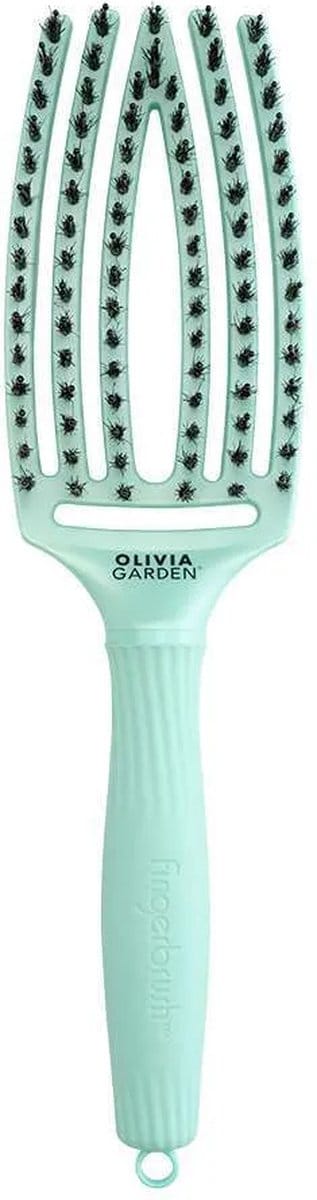 Olivia Garden Fingerbrush Iconic Boar & Nylon Arctic Teal