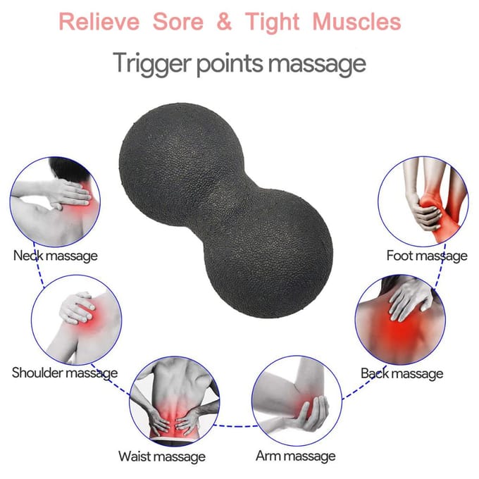 Pinda Massagebal Set Lacrosse EPP Myofasciale Ontspanning Spierontspanner Acupunctuurpunten Massage